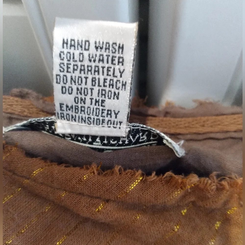 Uniform By John Paul Richard, Long Brown W Gold Thread & Embroidering, Size S - Picture 8 of 10